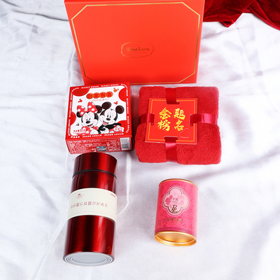 Faveurs de mariage Cadeaux de fête de mariée Ensemble complet de cadeaux d'affaires pour cadeaux portatifs