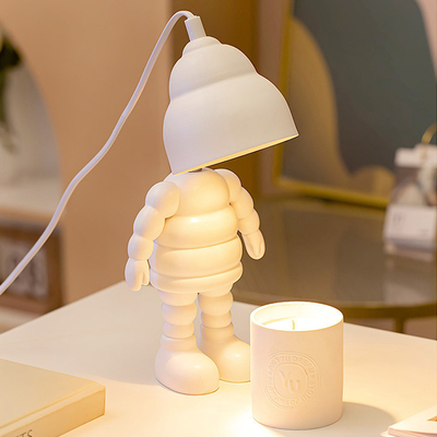 Lampe de table de dessin animé nordique Aromathérapie et artisanat de fusion de cire avec impression couleur