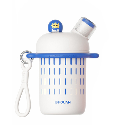 Impression à l'écran de soie Créatif dessin animé Double tasse de boisson douce tasse chaude à main