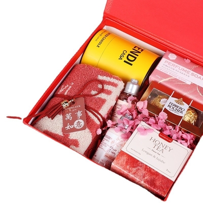 Fin du relief national de la marée Vêtements de bambou fumé Rose main Souvenir cadeaux d'affaires cadeau de cadeau