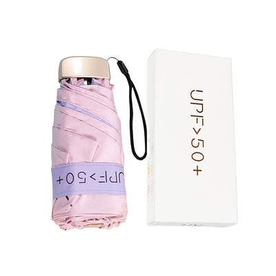 Colorisée avec le logo du client, colle ultra légère, parapluie de poche, 50% de réduction.