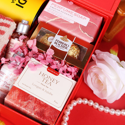 Fin du relief national de la marée Vêtements de bambou fumé Rose main Souvenir cadeaux d'affaires cadeau de cadeau