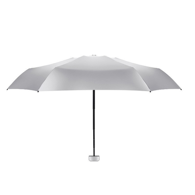 Mini titane argent 50% parapluie à poche pliable cadeau de bien-être pour les employés pour toutes les occasions