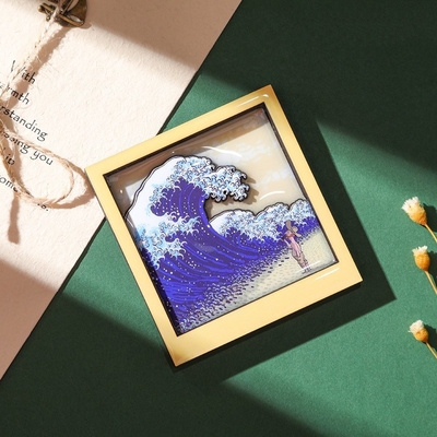 Targeting Agriculture Cute Van Gogh Peinture réfrigérateur autocollant avec aimant