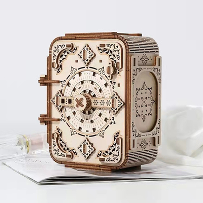Hôtel et Resort 3D Puzzle de perles en bois Coffret au trésor Ornements Cadeaux faits à la main