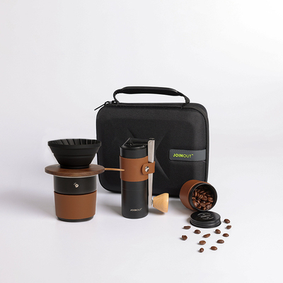 1 Impression graphique couleur Set de café de voiture portable pour collectionneur et camping en plein air