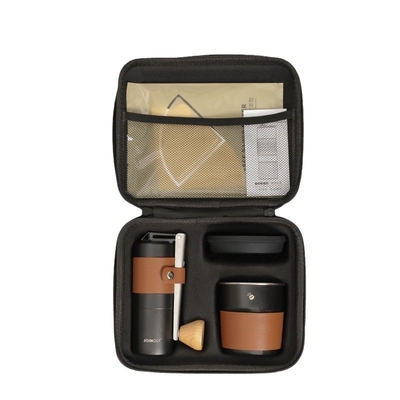 1 Impression graphique couleur Set de café de voiture portable pour collectionneur et camping en plein air