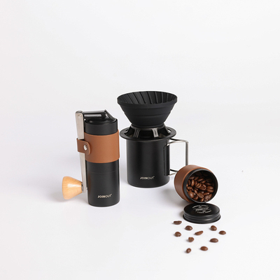 1 Impression graphique couleur Set de café de voiture portable pour collectionneur et camping en plein air
