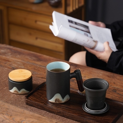 Campagnes de marketing Yuanshan Set de tasse à poignée en bois avec logo personnalisé