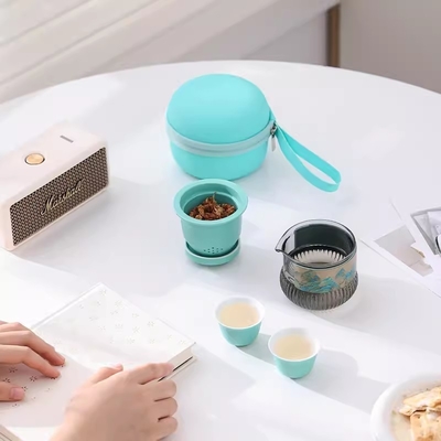 Ensemble de tasses Qianshan Kuaike Portable Souvenir pour le thé de style national