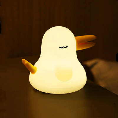 Qiyi Bird Lampe en silicone chronométrée à double tonalité Protection des yeux Activité nocturne de lumière avec cadeau à main