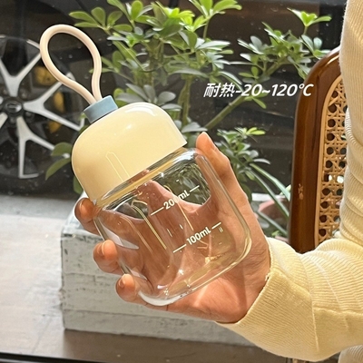 Techniques d'impression UV Petite et portable Mini-coupe de verre graduée &quot;Merci&quot; cadeaux