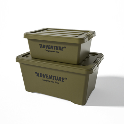 Logo personnalisé Boîte de rangement de maison de pique-nique de grande capacité pour le camping en plein air et cadeau d'entreprise