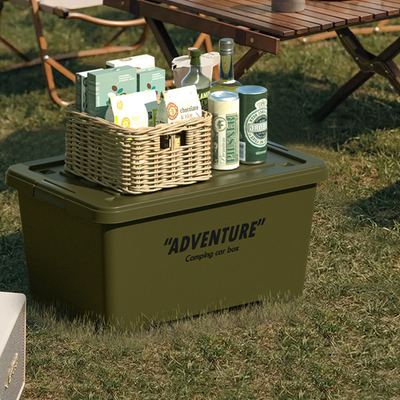 Logo personnalisé Boîte de rangement de maison de pique-nique de grande capacité pour le camping en plein air et cadeau d'entreprise
