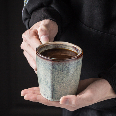 Journée du Père Rétrospective transformation four Peint à la main tasse de café en céramique pour le cadeau de bureau
