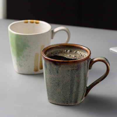 Journée du Père Rétrospective transformation four Peint à la main tasse de café en céramique pour le cadeau de bureau