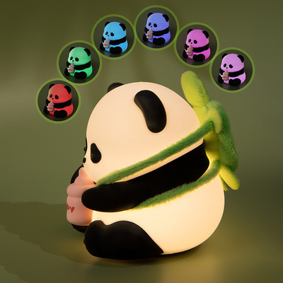 Lumière de nuit de fleur Panda Chargement USB Atmosphère Lumière pour fertilisation agricole