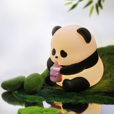 Lumière de nuit de fleur Panda Chargement USB Atmosphère Lumière pour fertilisation agricole