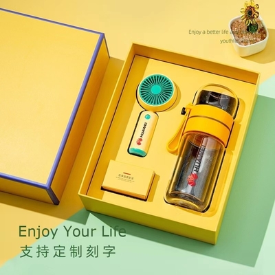 Offres d'assurances Petit ensemble de tasses de ventilateur sur mesure avec impression graphique en 2 couleurs