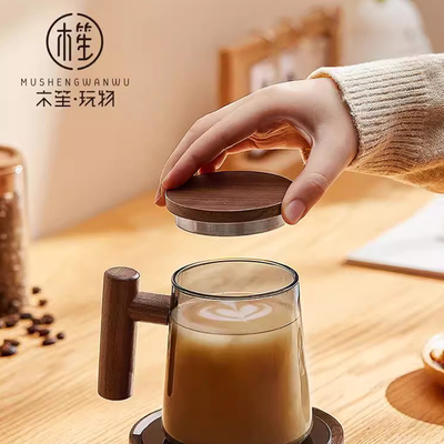 Techniques d'impression UV Coupe de café américaine en verre Minimaliste Coupe d'eau de bureau pour cadeaux