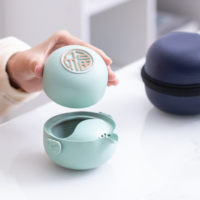 Fulu Ruyi KuaiKe Set de tasses de thé en céramique grossière pour les scénarios d'utilisation des hôtels et des centres de villégiature