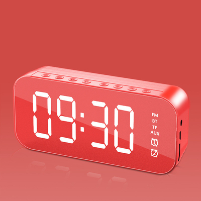 1 Impression couleur Bluetooth haut-parleur réveil avec diffusion radio et insertion de carte