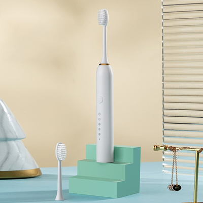 Set de brosse à dents électrique avec logo personnalisé Petite taille 3 têtes de brosse