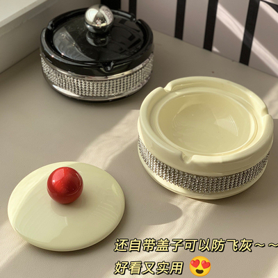 Nouveauté cadeaux haut esthétique cendrier en céramique pour bureau Créatif décorations de table