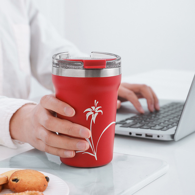 Une tasse isolante en acier inoxydable Xuancao 304 parfaite pour la fête du mois d'avril.
