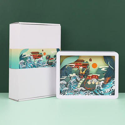 Cadeau personnalisé de lanterne de bateau-dragon pour les clients d'entreprise