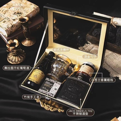 Boîte-cadeau de luxe haut de gamme 1 Impression couleur Agriculture Cible Utilisateur final Cadeau pour hommes