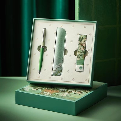 Logo personnalisé stylo blanc rose perle stylo de signature pour un bureau haut de gamme et neutre