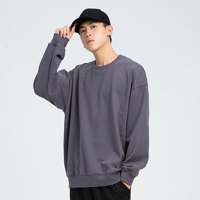 Uniforme de classe personnalisé, sweat en coton d'automne et d'hiver avec graphiques brodés