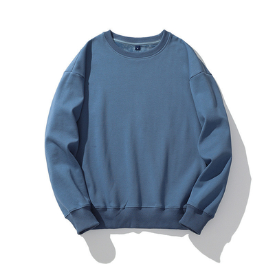 Uniforme de classe personnalisé, sweat en coton d'automne et d'hiver avec graphiques brodés