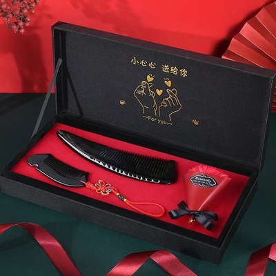 Produits de bureau pour souvenirs créatifs Boîtes cadeaux pratiques et peignes à cornes
