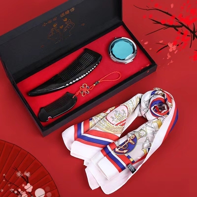 Produits de bureau pour souvenirs créatifs Boîtes cadeaux pratiques et peignes à cornes