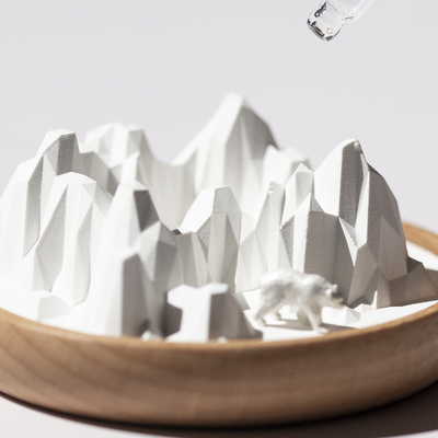 Techniques d'impression pour les graphismes Impression UV Terre diatomée Aromathérapie pierre