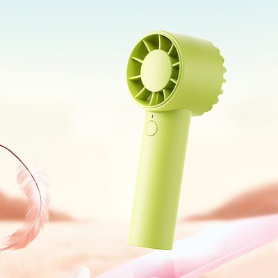 Offre pour les employés Mini chargeur col suspendu ventilateur avec imprimante à écran de soie de logo personnalisé