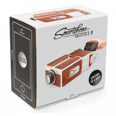 Installation facile Projecteur pour smartphone 2.0 sans électricité Idéal pour les événements Logo du client