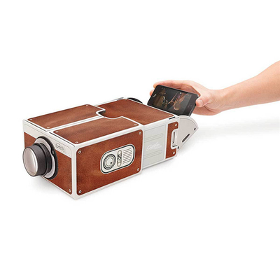 Installation facile Projecteur pour smartphone 2.0 sans électricité Idéal pour les événements Logo du client