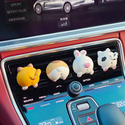 Décoration de voiture accrocheuse Corgi Fuite de l'air Aromathérapie pour des cadeaux &quot;Merci&quot;