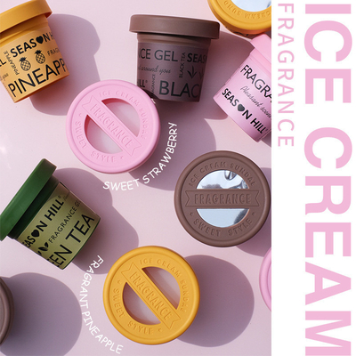 Impression à écran de soie Crème glacée créative Aromathérapie Parfum à domicile cadeau pour employé