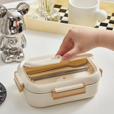 Boîte à lunch en acier inoxydable de qualité alimentaire personnalisée par les entreprises