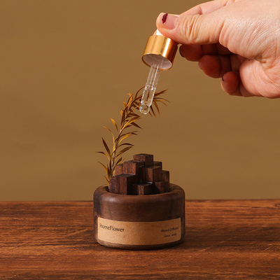 Aromathérapie personnalisée huile essentielle de bois à parfum élargi avec impression couleur