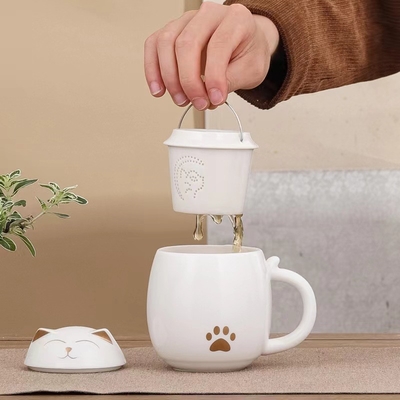 Renforcez le moral de l'équipe avec notre ensemble cadeau de Pâques tasse de bureau en céramique et souvenir atmosphérique