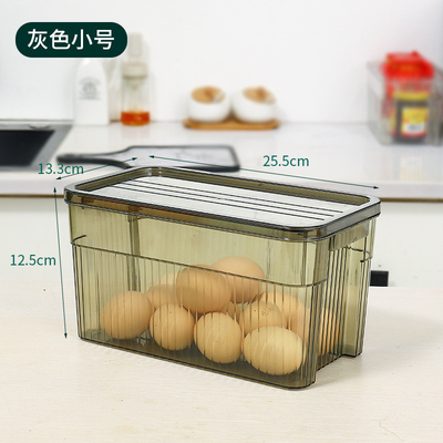Entreposage empilable pour les légumes et les fruits dans un réfrigérateur transparent de luxe léger