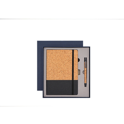 Office Cork Créatif PU Splicing Carnet d'affaires Ensemble de l'occasion de Thanksgiving