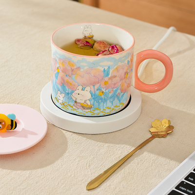 Agriculture Le cadeau créatif préféré de l'utilisateur final avec une tasse chaude et une mignonne tasse en céramique