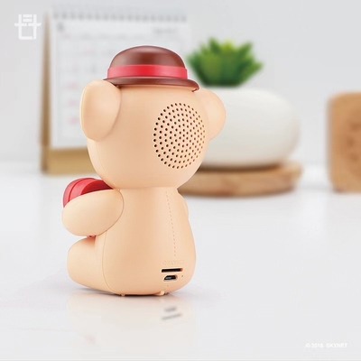 Utilisateur final cible de l'agriculture Teddy Hugging Heart haut-parleur Bluetooth avec impression couleur