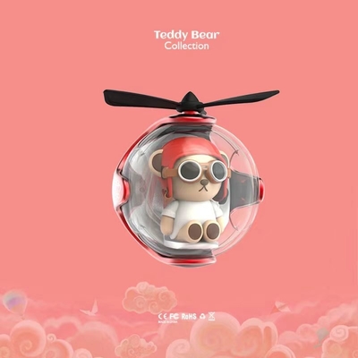 Produits de bureau Teddy voiture à bille volante parfumée avec des techniques d'impression UV
